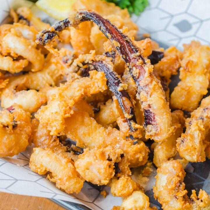 fried calamari fritters