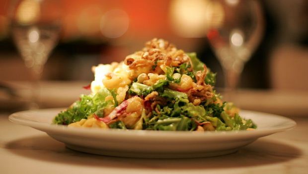 Fiery Chicken Seafood Salad With Endive and Fennel