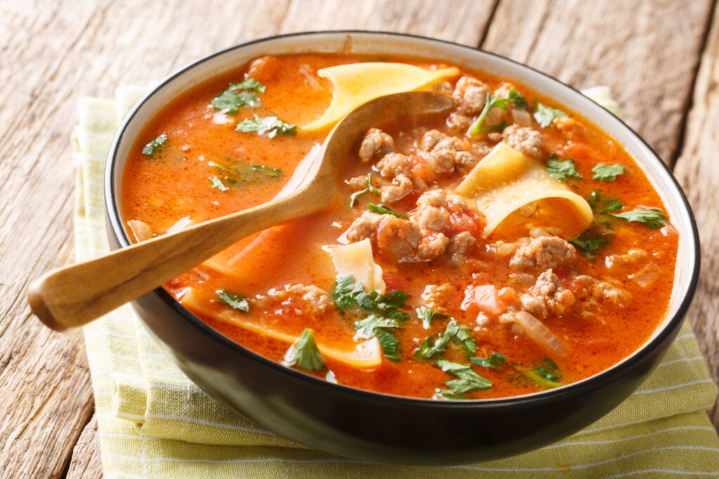 one pot lasagna soup