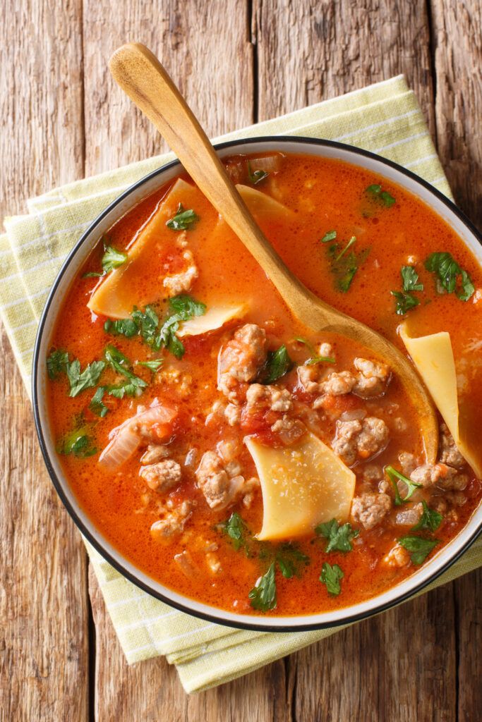 lasagna soup