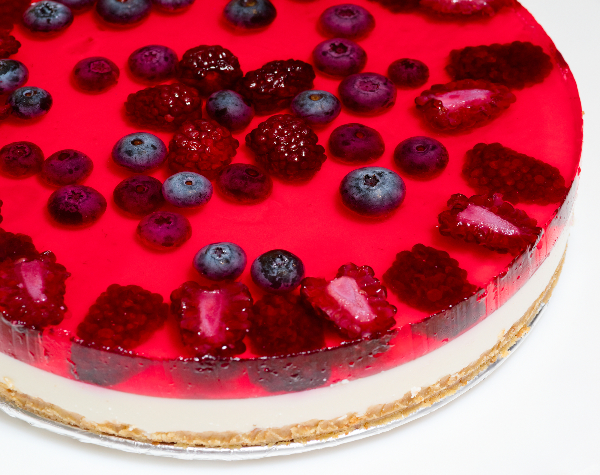 strawberry jello cheesecake
