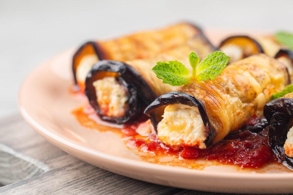 eggplant rollatini rolls