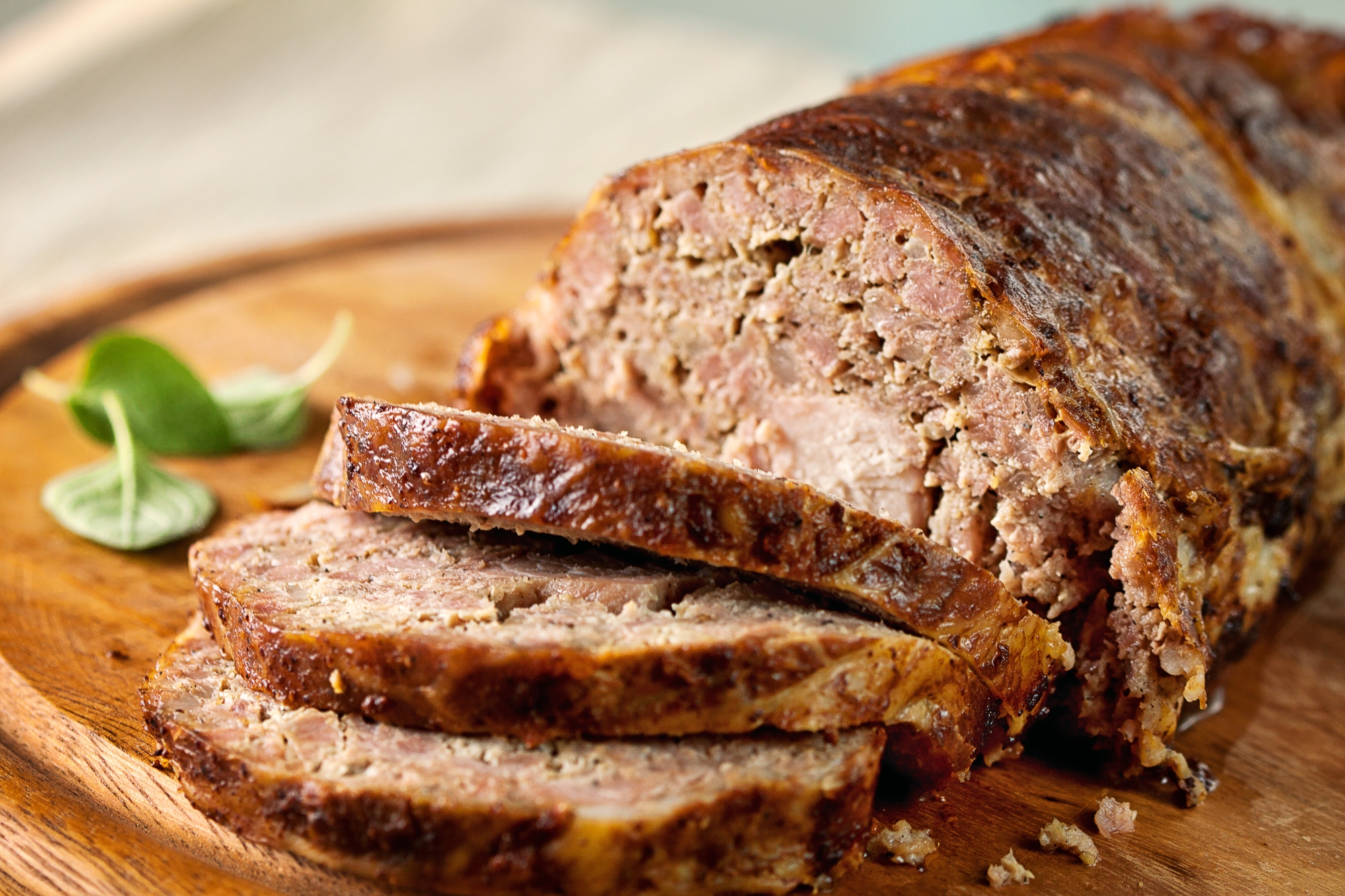 Ground Pork Meatloaf With Sour Cream