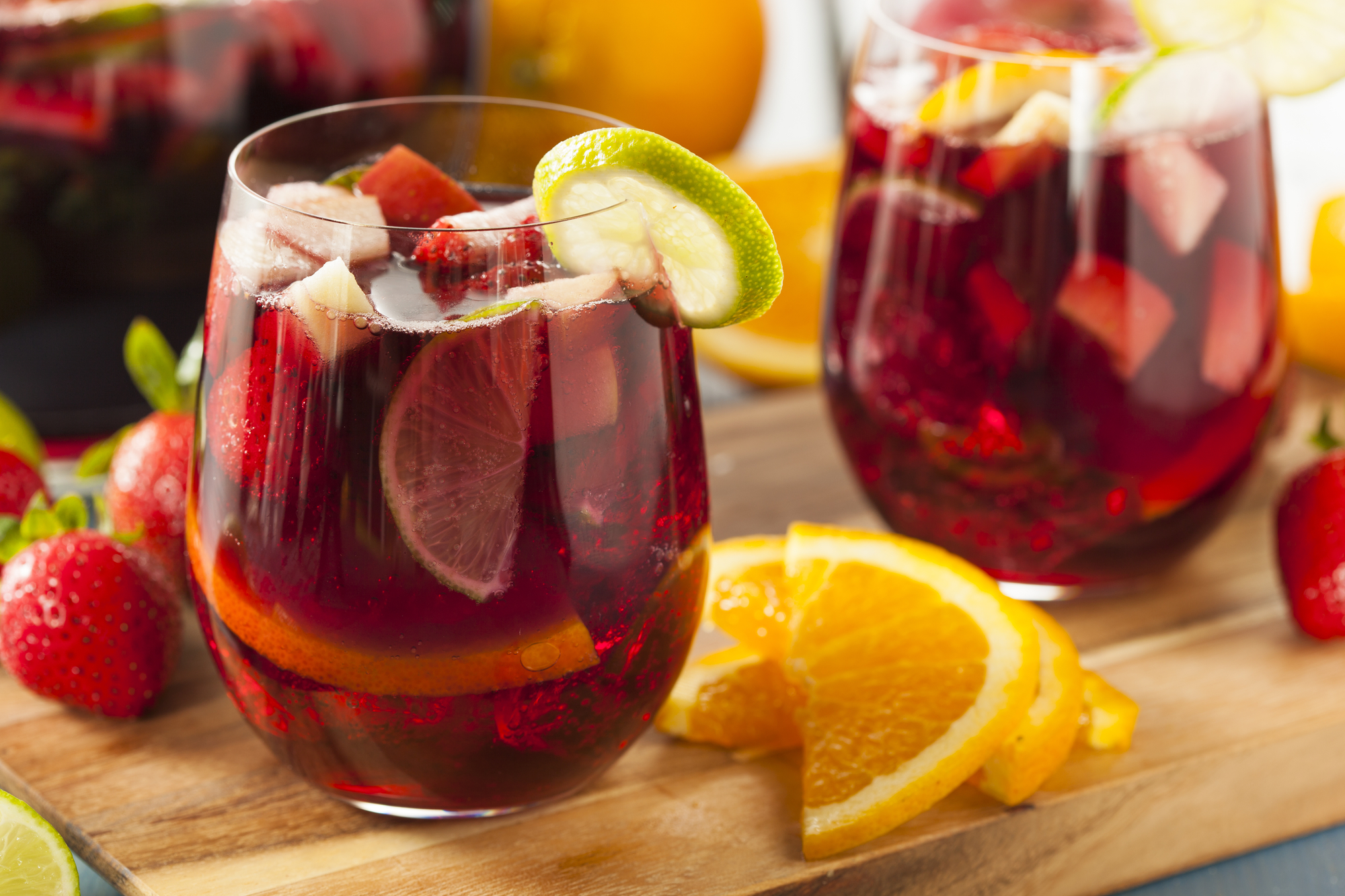 Red Apple and Orange Sangria