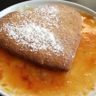 cheddar cheese custard