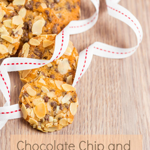 Chocolate Chip Almond Cookies