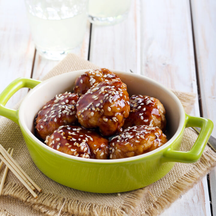 chicken teriyaki meatballs