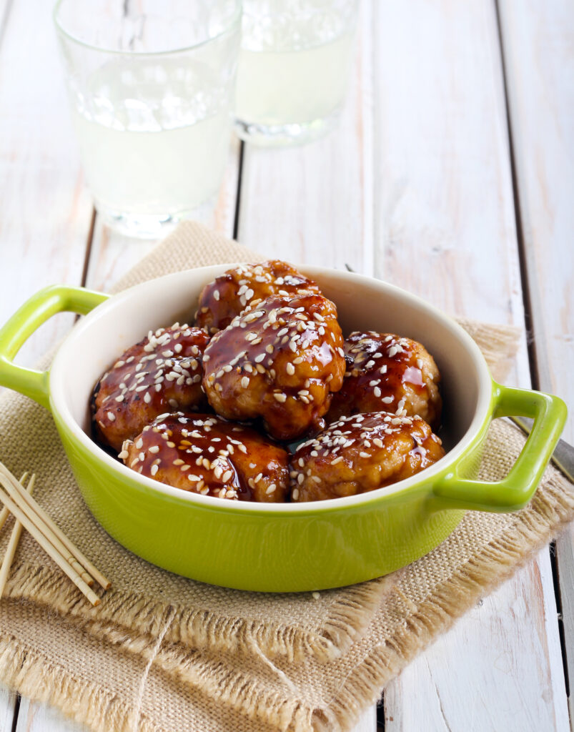 chicken teriyaki meatballs