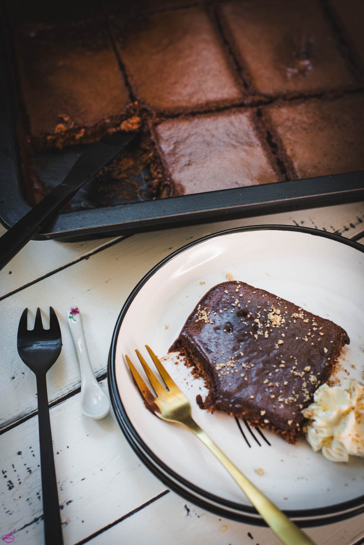 chocolate buttermilk sheetcake