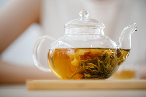 steeping tea