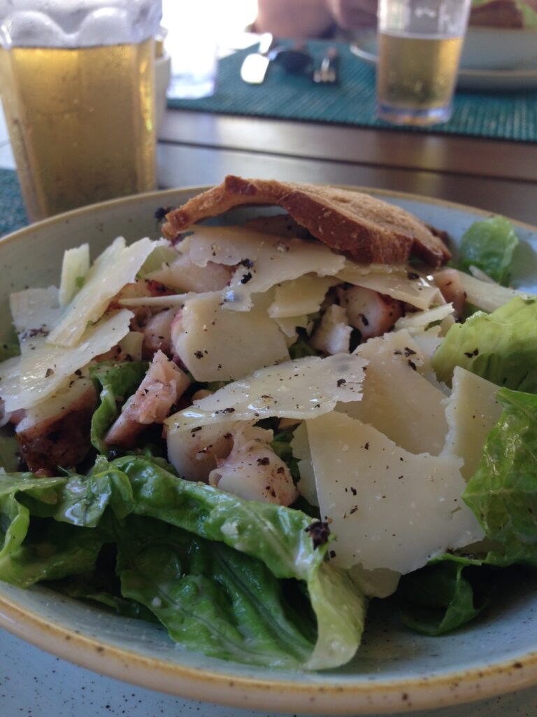 salad on plate