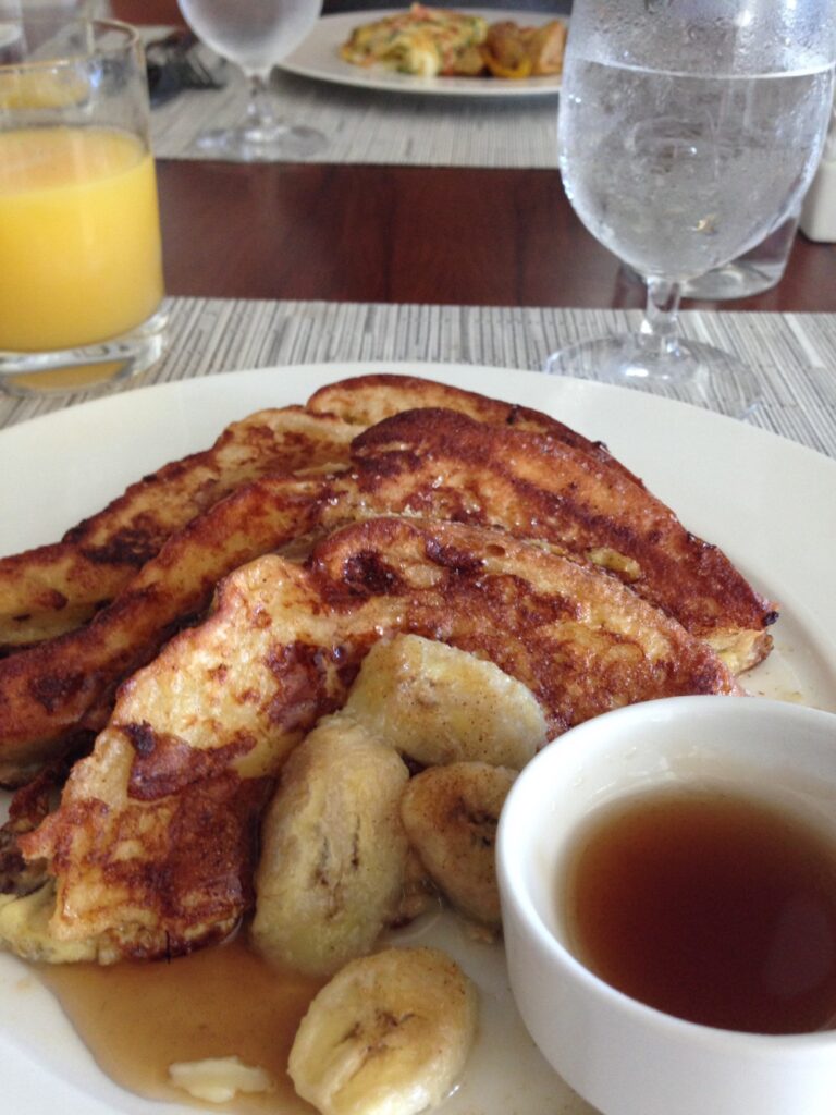 french toast on plate